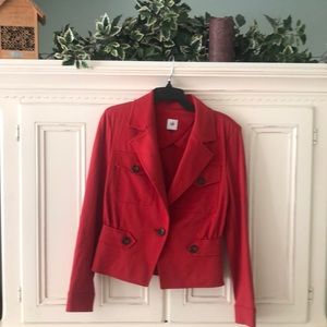 Cabi Little Red Jacket, size 6, EUC! Professional & Comfortsble!❤️